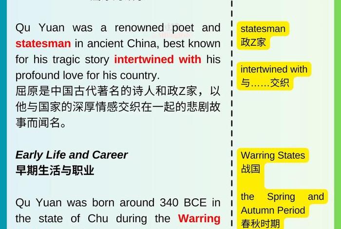 屈原资料英文介绍、屈原资料英文介绍简短 屈原资料英文介绍、屈原资料英文介绍简短