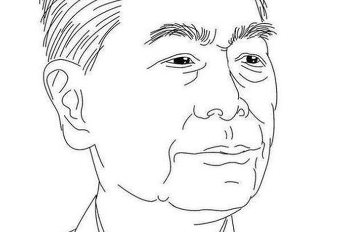 名人自画像中国,中国名人画像简笔画 名人自画像中国,中国名人画像简笔画