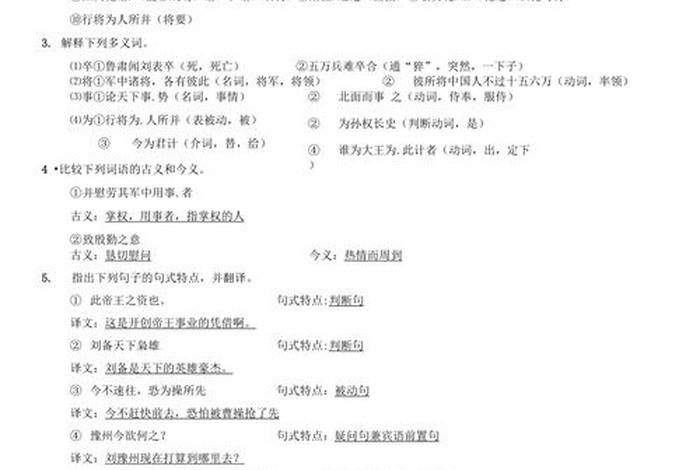 中国历史人物故事课外阅读题、中国历史人物故事阅读题及答案