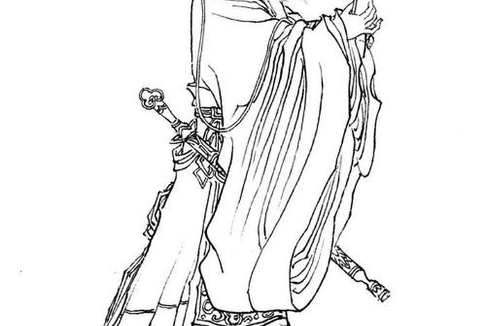 中国历史人物白描画像高清版,中国古代人物白描速写 中国历史人物白描画像高清版,中国古代人物白描速写