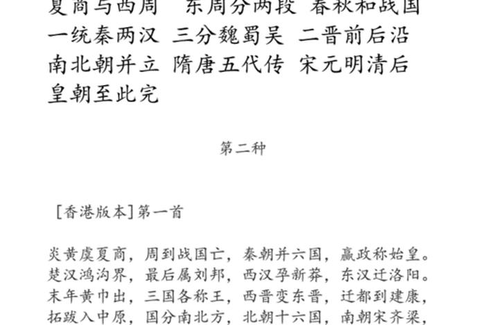 中国历史编写成歌，中国历史编写成歌的歌曲