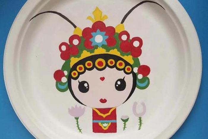 纸盘画中国历史人物图片 纸盘画的图片