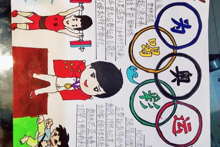 中国奥运历史手抄报；中国奥运历史手抄报图片