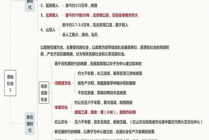 思维导图中国历史 思维导图中国历史猿人怎么画