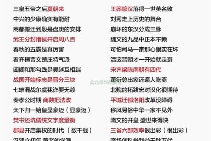 中国历史歌顺口溜 - 中国历史歌顺口溜歌词 中国历史歌顺口溜 - 中国历史歌顺口溜歌词