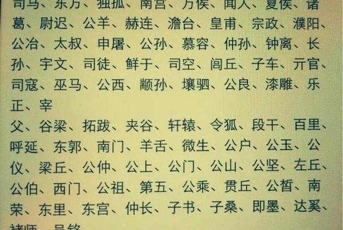 小众的姓氏的历史人物(有哪些小众姓氏) 小众的姓氏的历史人物(有哪些小众姓氏)