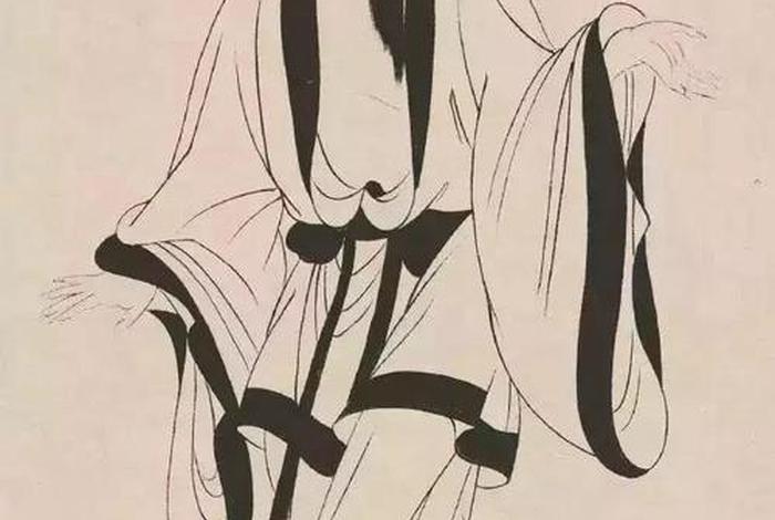 中国历史人物白描画像高清图 历代白描人物画谱