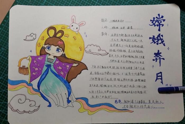 中国历史读书卡片制作 - 中国历史故事读书卡(手做)