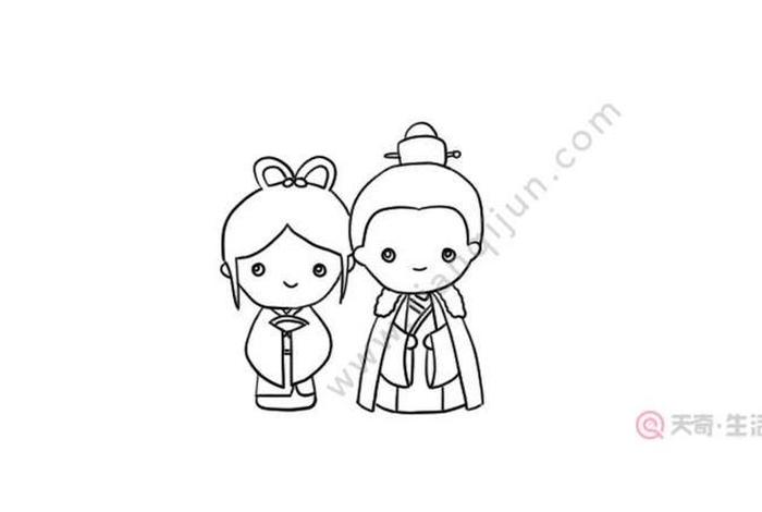 古代夫妻人物肖像图片素材,古代夫妻简笔画 古代夫妻人物肖像图片素材,古代夫妻简笔画
