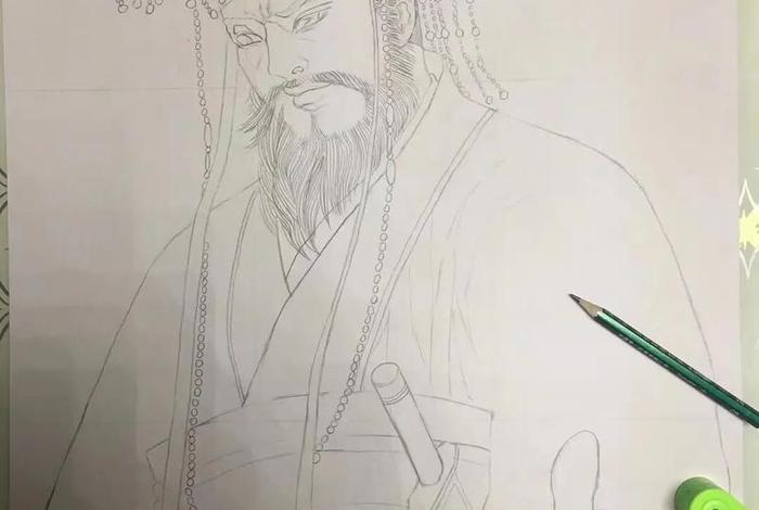 绘画历史人物秦始皇 怎么画秦始皇的人物