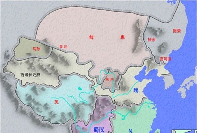 三国时期-三国时期地图——图说古代三国时期中国版图