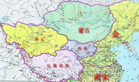 宋朝-宋朝地图——中国古代两宋时期地图