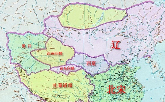 宋朝-宋朝地图——中国古代两宋时期地图