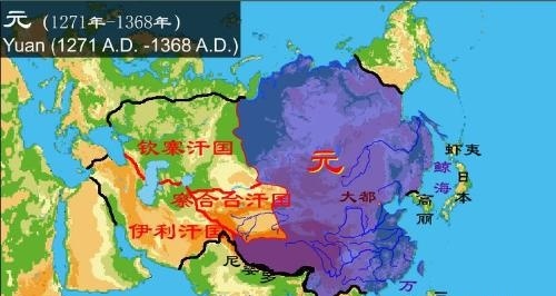 元朝-元朝疆域图 元朝国土 元朝的疆土到底有多霸气