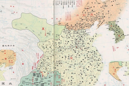 宋朝-宋朝地图——中国古代两宋时期地图