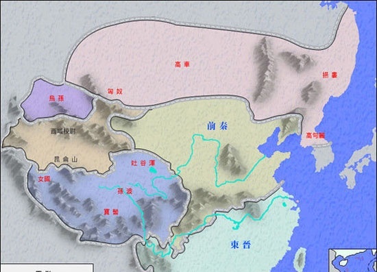 历史-晋朝地图——古代两晋时期的中国版图介绍