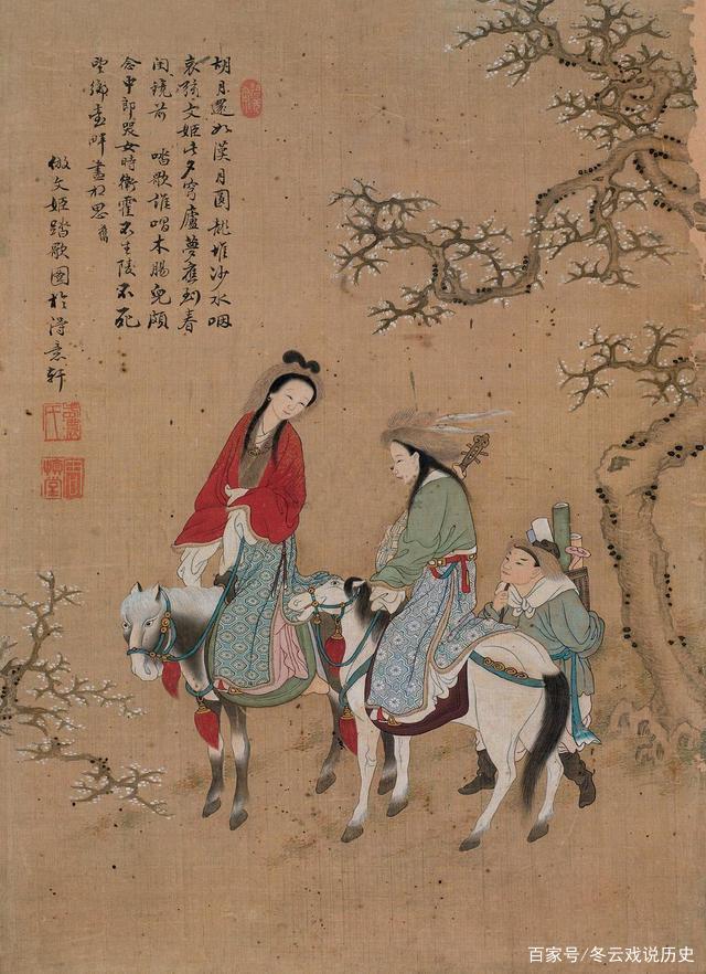 蔡文姬是什么历史人物古代四大才女，古代蔡文姬是谁