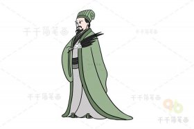 历史人物彩色图 - 历史人物图画简单