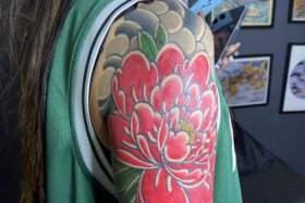 半甲古代人物 半甲老传统纹身图案大全图片