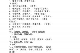 中国历史人物故事名言名句有哪些、中国历史名人故事大全(100则)