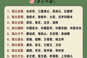 四大名著历史人物先后顺序（四大名著历史人物先后顺序图）