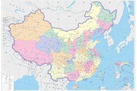 以前的中国地图，以前的中国地图像什么