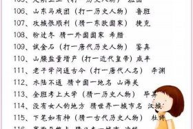 中国古代历史人物谜语 中国古代历史人物谜语有哪些