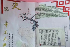中国历史人物集合手抄报图片、中国历史重要人物手抄报