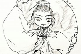 介子推这个历史人物简笔画、介子推的历史功绩