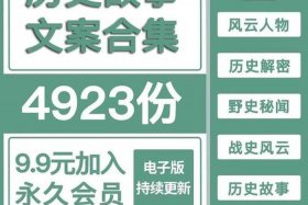 中国历史人物文案素材、历史人物文案怎么写