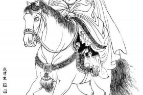 历史人物白描图；历史人物白描图片