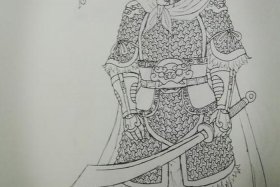 历史人物漫画手绘、历史人物漫画手绘打印图片