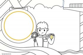 奥运人物的手抄报，奥运人物手绘