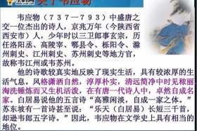 历史人物韦应物 - 韦应物的事迹