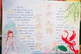 中国古代历史人物故事手抄报简单；中国古代历史人物故事手抄报图片