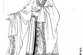 中国历史人物白描画像图片（中国古典人物系列白描）