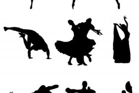 人物剪影素材 人物剪影素材 中分