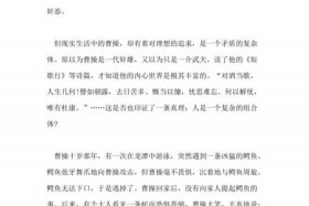 曹操的人物事迹（曹操的人物事迹概括）