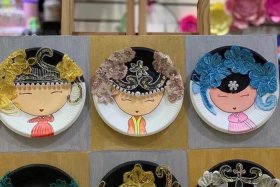 纸盘画古风人物，纸盘画古风图片大全