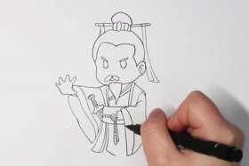 怎么样画中国历史人物的画 - 中国历史人物简笔画视频