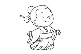 怎么画关于历史人物的简笔画，有关历史人物的简笔画