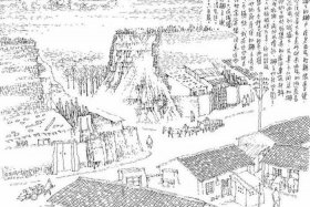 中国历史人物形象墙手绘图，中国历史人物画