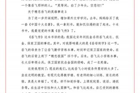 中国历史人物300字 岳飞（中国名人故事300字岳飞）