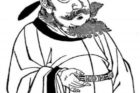 中国历史人物海报图片 历史人物海报图片李世民简笔画单笔画