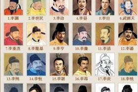 中国历史人物对照表图片、中国历史人物顺序完整表