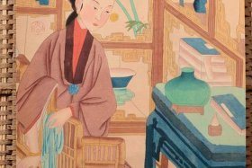 郎世宁的人物书画图片、郎世宁画作真品图片