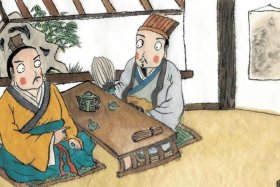 手绘历史人物的朋友圈历史事件三顾茅庐，手绘历史人物简笔画