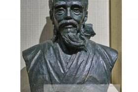 古代历史人物头像雕塑；古代历史人物图像