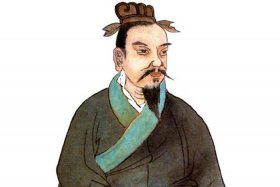 历史人物管仲画像图片；管仲的人物介绍