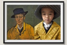 人物肖像图模仿秀、人物肖像画构图